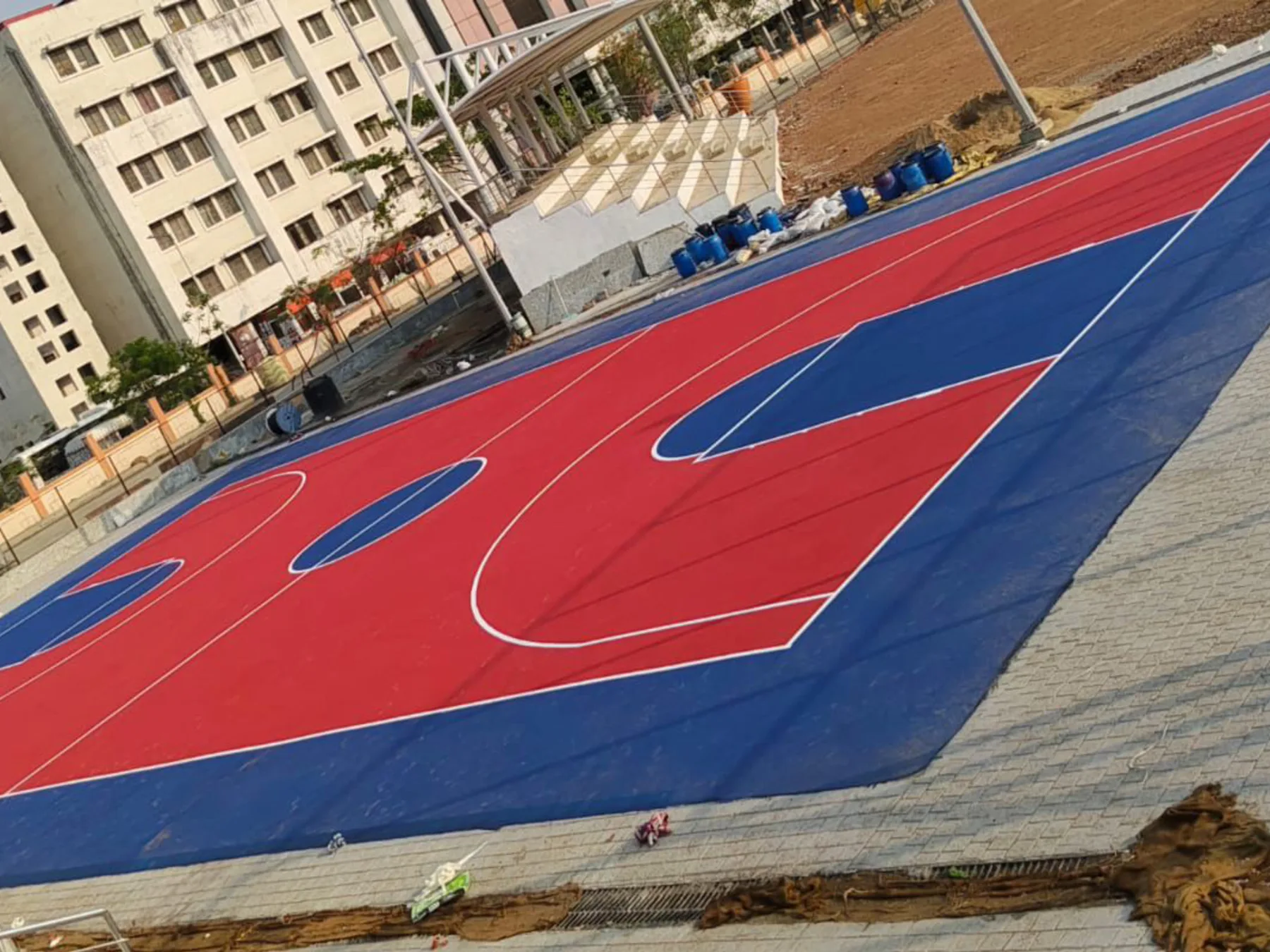 Acrylic Basketball Court